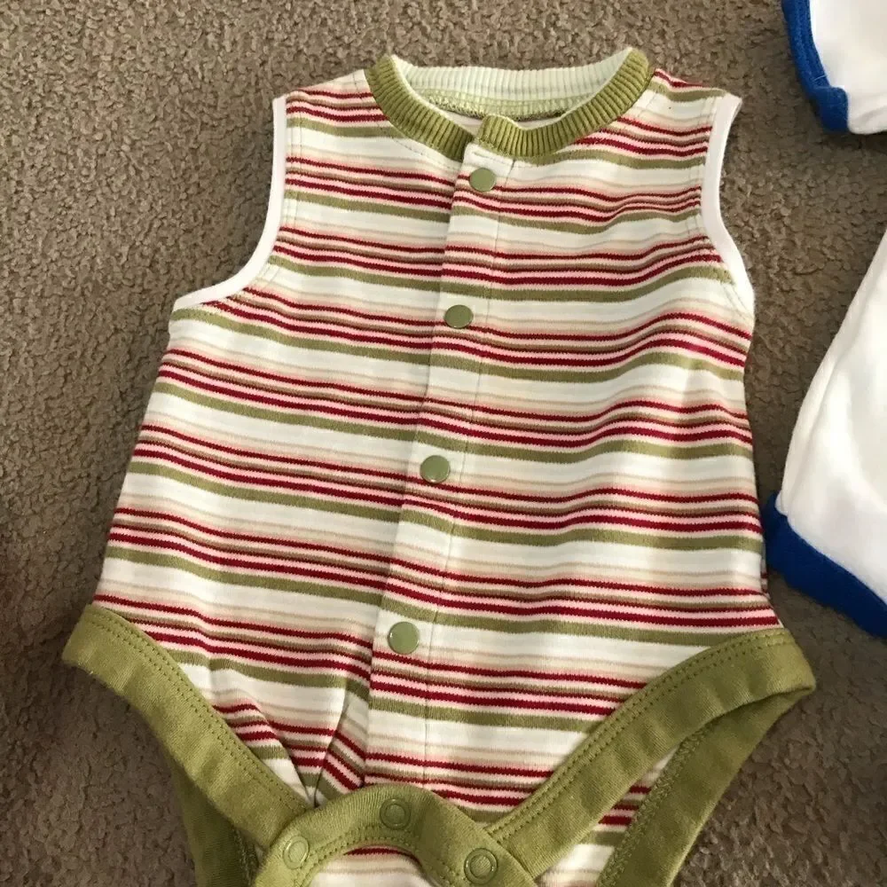 Adidas Boys Onesies Bundle 0-3 Months